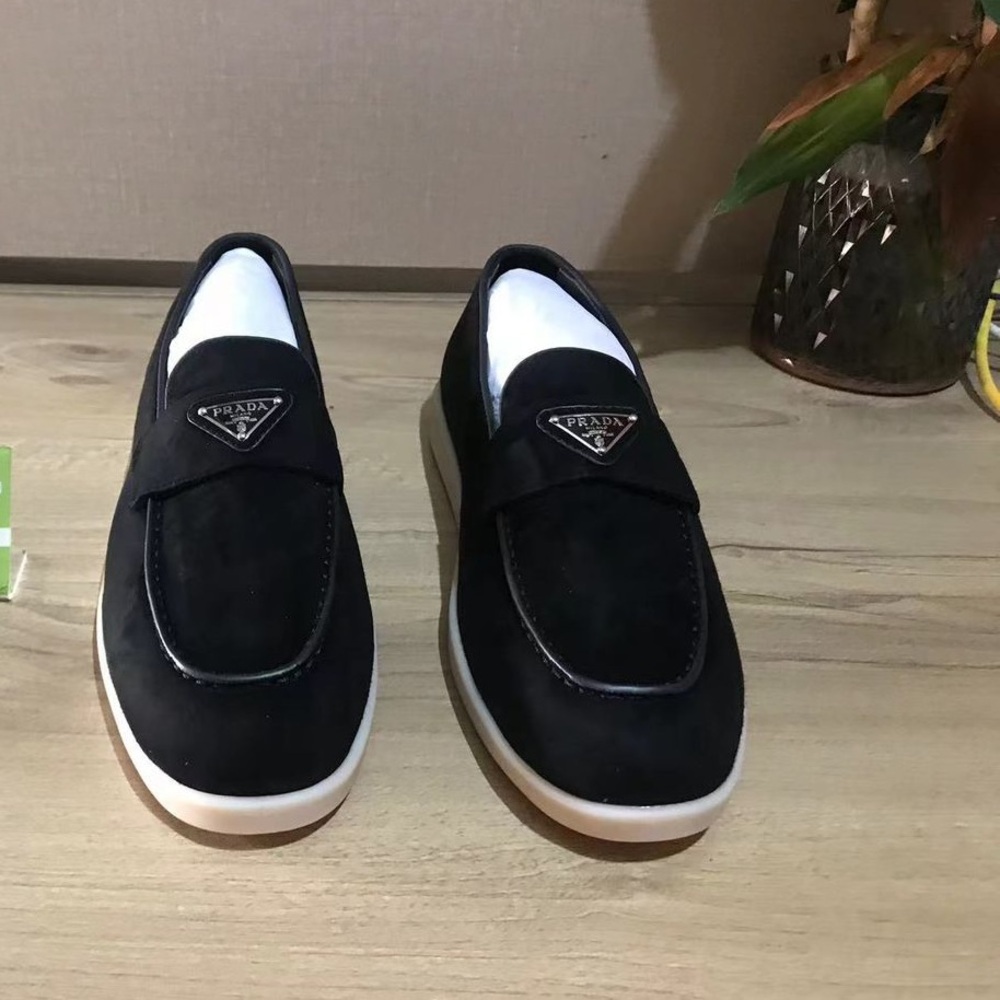 Black Prada loafers